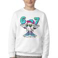 67 Baseball Drip Ice Cream 67 Baseball Men Boy Kids Youth Crewneck Sweatshirt