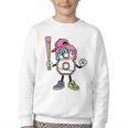 8th Birthday Baseball Ice-Cream Drip 8 Years Old Boys Girls Youth Crewneck Sweatshirt 8th Birthday Baseball Ice-Cream Drip 8 Years Old Boys Girls Youth Crewneck Sweatshirt
