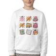 Back To School Coquette Bow First Day Of School Toddler Girl Youth Crewneck Sweatshirt Back To School Coquette Bow First Day Of School Toddler Girl Youth Crewneck Sweatshirt