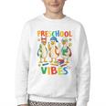 Back To School Cute Goose Preschool Vibes Girls Boys Youth Crewneck Sweatshirt Back To School Cute Goose Preschool Vibes Girls Boys Youth Crewneck Sweatshirt