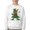 Baseball St Patricks Day Leprechaun Boys Girls Men Women Youth Crewneck Sweatshirt Baseball St Patricks Day Leprechaun Boys Girls Men Women Youth Crewneck Sweatshirt