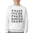 Biblical Alphabet Religious Christian Kids Back To School Youth Crewneck Sweatshirt Biblical Alphabet Religious Christian Kids Back To School Youth Crewneck Sweatshirt