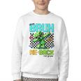 Bruh We Back 1st Grade Back To School Gamer Dabbing Boy Kids Youth Crewneck Sweatshirt