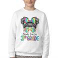 Bruh I'm In Third 3rd Grade Tie Dye Girl Back To School Tee Youth Crewneck Sweatshirt