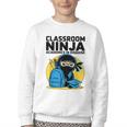 Classroom Ninja Academics In Disguise Back To School Student Youth Crewneck Sweatshirt
