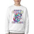 Crush 3rd Grade Girls Back To School Unicorn First Day Cute Youth Crewneck Sweatshirt