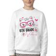Cute 6th Grade Vibes Cat Kitten Lover Back To School Girls Youth Crewneck Sweatshirt Cute 6th Grade Vibes Cat Kitten Lover Back To School Girls Youth Crewneck Sweatshirt