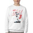 Edwin Diaz Los Angeles D Baseball Players MLBEDD204M Youth Crewneck Sweatshirt