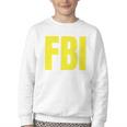 FBI Frequent Bathroom Inspector Back To School Youth Crewneck Sweatshirt FBI Frequent Bathroom Inspector Back To School Youth Crewneck Sweatshirt