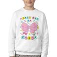 First Day Of Pre-K Girls Coquette Bow Back To School Kids Youth Crewneck Sweatshirt First Day Of Pre-K Girls Coquette Bow Back To School Kids Youth Crewneck Sweatshirt