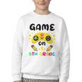 Game On 5th Grade Cute Video Gamer Back To School 20256Kids Youth Crewneck Sweatshirt Game On 5th Grade Cute Video Gamer Back To School 20256Kids Youth Crewneck Sweatshirt