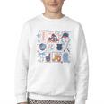 Game Day Baseball Lover Coquette Bow Girl Women Kid Mom Mama Youth Crewneck Sweatshirt