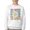 Groovy 1st Grade Back To School First Day Of First Grade Youth Crewneck Sweatshirt Groovy 1st Grade Back To School First Day Of First Grade Youth Crewneck Sweatshirt