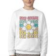 Groovy 5th Grade Back To School First Day Of Fifth Grade Youth Crewneck Sweatshirt