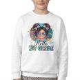 Hello 1st Grade Girl Back To School Kids Boys Girls Youth Crewneck Sweatshirt Hello 1st Grade Girl Back To School Kids Boys Girls Youth Crewneck Sweatshirt