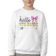 Hello 4th Grade Girls Coquette Fourth Grade Back To School Youth Crewneck Sweatshirt Hello 4th Grade Girls Coquette Fourth Grade Back To School Youth Crewneck Sweatshirt