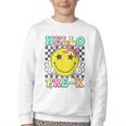 Hello Pre-K Coquette Bow Back To School Preschool Girl Youth Crewneck Sweatshirt