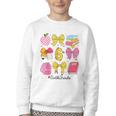 Hello Sixth 6th Grade Back To School Coquette Bow Girls Youth Crewneck Sweatshirt Hello Sixth 6th Grade Back To School Coquette Bow Girls Youth Crewneck Sweatshirt