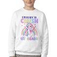 I'm Ready To Crush 1st Grade Unicorn Girls Back To School Youth Crewneck Sweatshirt I'm Ready To Crush 1st Grade Unicorn Girls Back To School Youth Crewneck Sweatshirt