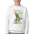 I'm Ready To Crush 3rd Grade Dinosaur Back To School Youth Crewneck Sweatshirt
