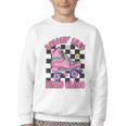 Kids Back To School Skating Rollin Into Third 3rd Grade Youth Crewneck Sweatshirt