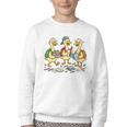 Kindergarten 1st Grade Goose Back To School Boys Youth Crewneck Sweatshirt