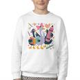 Kindergarten 1st Grade Goose Back To School Girls Youth Crewneck Sweatshirt