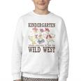 Kindergarten Wild West Goose Cowboy Goose Back To School Youth Crewneck Sweatshirt