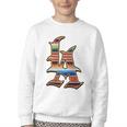 LA Sarape Los Angeles LA Sarape East LA Baseball Mexican Premium Tri-Blend Youth Crewneck Sweatshirt LA Sarape Los Angeles LA Sarape East LA Baseball Mexican Premium Tri-Blend Youth Crewneck Sweatshirt
