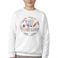 Lunch Lady God Says Bible Verse Christian Back To School Youth Crewneck Sweatshirt