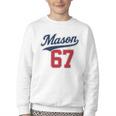 Mason 67 Jersey Baseball Men Women Boys Girls Number 6 7 Youth Crewneck Sweatshirt Mason 67 Jersey Baseball Men Women Boys Girls Number 6 7 Youth Crewneck Sweatshirt