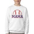 Mom Of Rookie 1st Birthday Baseball Boy Family Matching Youth Crewneck Sweatshirt Mom Of Rookie 1st Birthday Baseball Boy Family Matching Youth Crewneck Sweatshirt