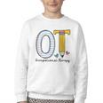 Pediatric Occupational Therapy Paper Pencil Back To School Youth Crewneck Sweatshirt