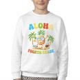 Pinapple Beach Back To School Day Aloha Fourth Grade Performance Youth Crewneck Sweatshirt