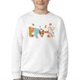 Pre K Preschool Football Basketball Baseball Back To School Youth Crewneck Sweatshirt Pre K Preschool Football Basketball Baseball Back To School Youth Crewneck Sweatshirt
