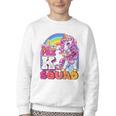 Pre-K Squad Flossing Unicorn Back To School Girls Premium Tri-Blend Youth Crewneck Sweatshirt Pre-K Squad Flossing Unicorn Back To School Girls Premium Tri-Blend Youth Crewneck Sweatshirt