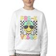 Pre-K Vibes Smile Face Back To School Pre-K Youth Crewneck Sweatshirt