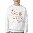 Ready To Sparkle 7th Grade Back To School For Girls Performance Youth Crewneck Sweatshirt Ready To Sparkle 7th Grade Back To School For Girls Performance Youth Crewneck Sweatshirt