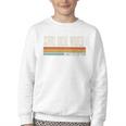 School Social Worker Week Retro Vintage Back To School Day Premium Tri-Blend Youth Crewneck Sweatshirt