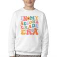 In My Second Grade Era Back To School Retro Groovy 2nd Grade Youth Crewneck Sweatshirt In My Second Grade Era Back To School Retro Groovy 2nd Grade Youth Crewneck Sweatshirt