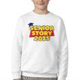 Senior 2025 Story Class Of 2025 Back To School 2025 Grad 25 Youth Crewneck Sweatshirt Senior 2025 Story Class Of 2025 Back To School 2025 Grad 25 Youth Crewneck Sweatshirt