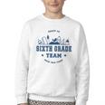 Sixth Grade Team Back To School Youth Crewneck Sweatshirt