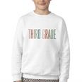Third Grade Oh Hey Retro Back To School 3rd Grade Performance Youth Crewneck Sweatshirt Third Grade Oh Hey Retro Back To School 3rd Grade Performance Youth Crewneck Sweatshirt