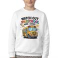 Watch Out Preschool Here I Come Preschool Back To School Youth Crewneck Sweatshirt Watch Out Preschool Here I Come Preschool Back To School Youth Crewneck Sweatshirt
