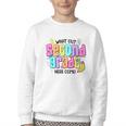 Watch Out Second Grade Here I Come 2nd Grade Back To School Youth Crewneck Sweatshirt