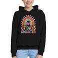 67 Days Smarter Rainbow For Back To School Kids Graphic Youth Hoodie