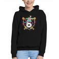 6th Birthday Baseball Drip Number 6 Year Old Birthday Boy Graphic Youth Hoodie