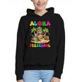 Aloha Preschool Pineapple Hawaii Back To School Kids Girl Graphic Youth Hoodie