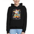 Back To School Chicken School Bus 100 Days Of School Graphic Youth Hoodie Back To School Chicken School Bus 100 Days Of School Graphic Youth Hoodie