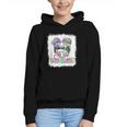 Back To School Hello 5th Grade Cute Messy Bun Tie Dye Girls Graphic Youth Hoodie